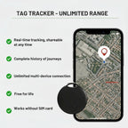 Smart TAG BikeTracker | Ultra-Precise, Subscription-Free & Water-Resistant for Bicycles, Cars & Motorcycles