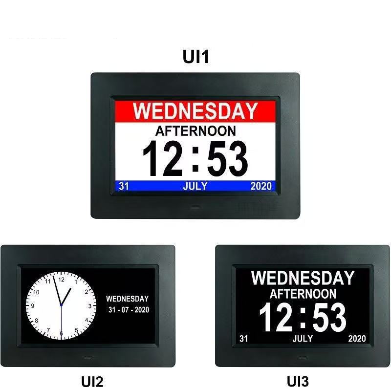 11.5-Inch Digital Calendar Day Clock with 19 Reminders – Claryon