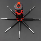 8 Screwdrivers in 1 Tool with Work Light and Flashlight