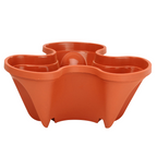 Stackable Plant Tower for Herbs and Vegetables – Vertical Garden Plant Pots for Indoor and Outdoor