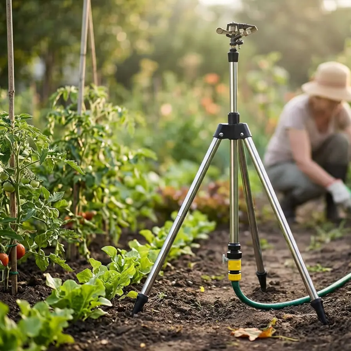 High Pressure Rotating Tripod Sprinkler