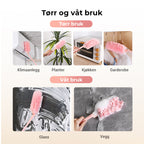 Folding reusable dust brush for cleaning