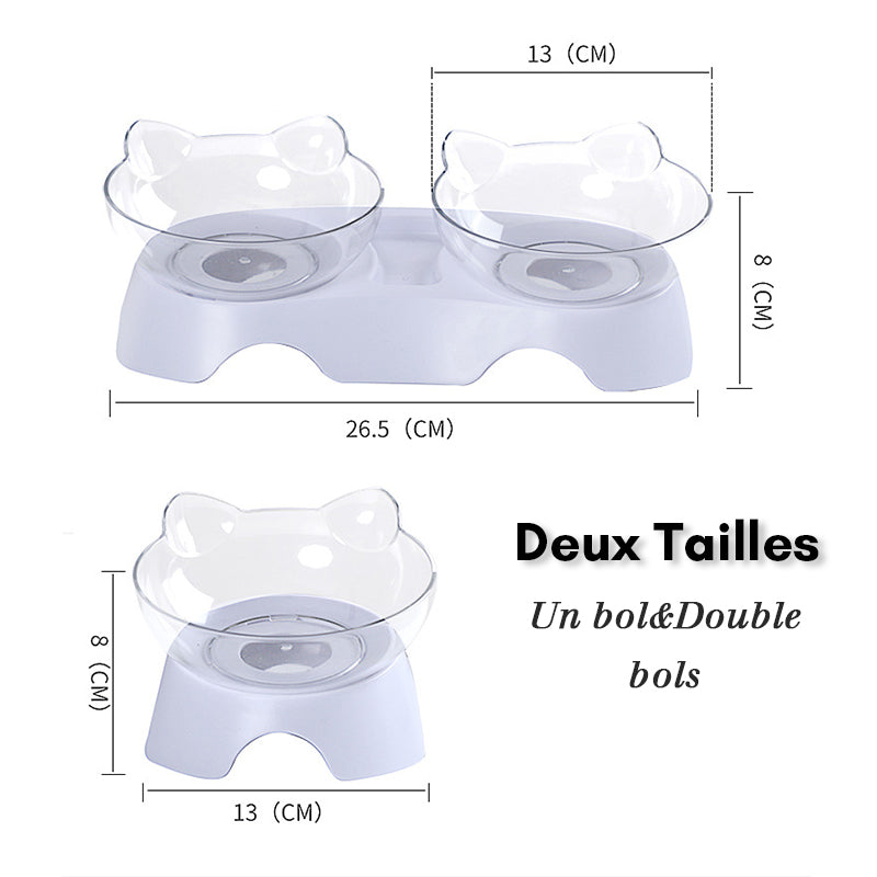 Feeding bowl for cats