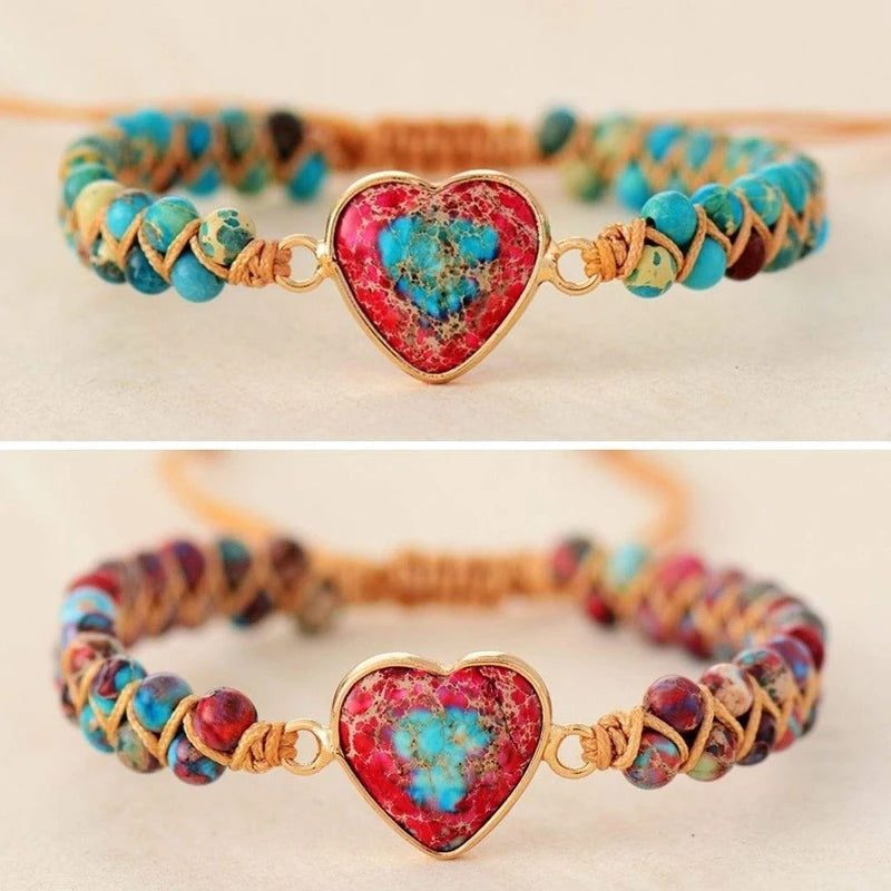 Passionate Heart-Jasper Bracelet