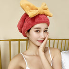 Super absorbent hair towel for wet hair