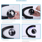 AstroGlobe LED World Globe – Floating Globe Lamp with Magnetic Suspension