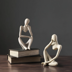 Abstract Thinking Human Figure