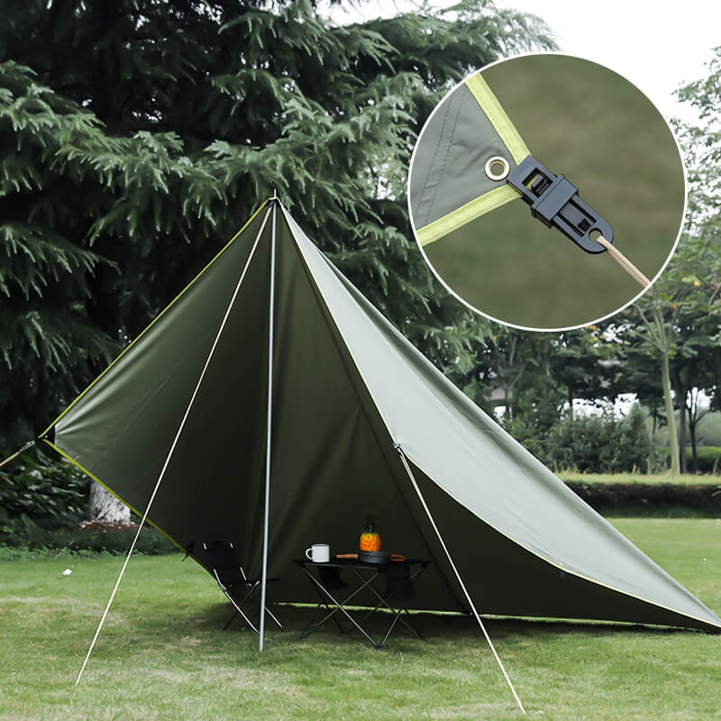 Plastic clips for tent