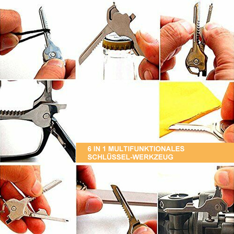 6 In 1 Multifunctional Key Tool