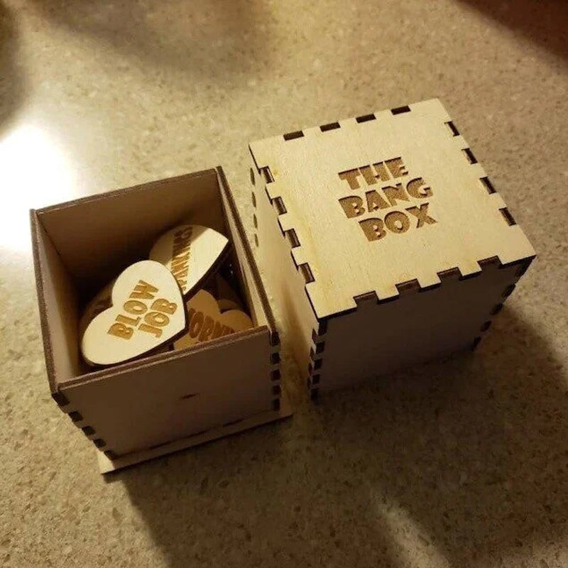 Fun Date Night Activity Tokens & Box (Set of 20 Pieces)