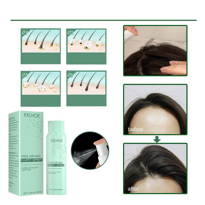 Volume hairspray for more fullness