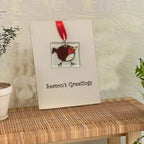 Handmade Christmas card ornaments