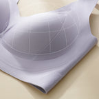 Side protection and anti-sag wireless bra