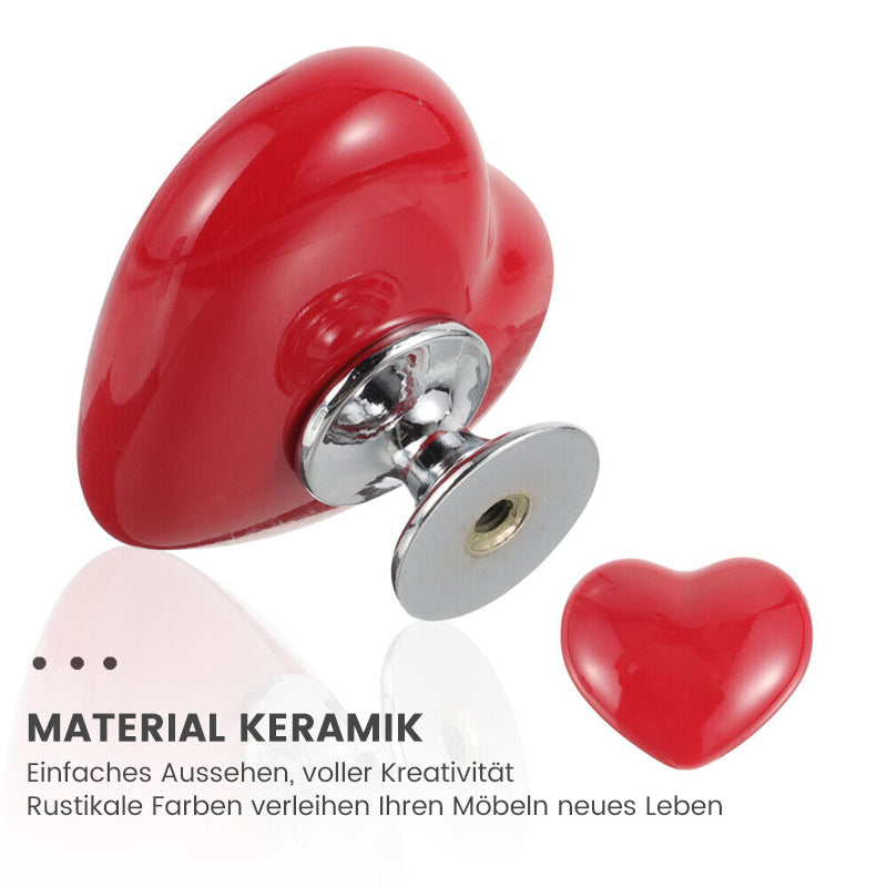 Heart-shaped toilet button