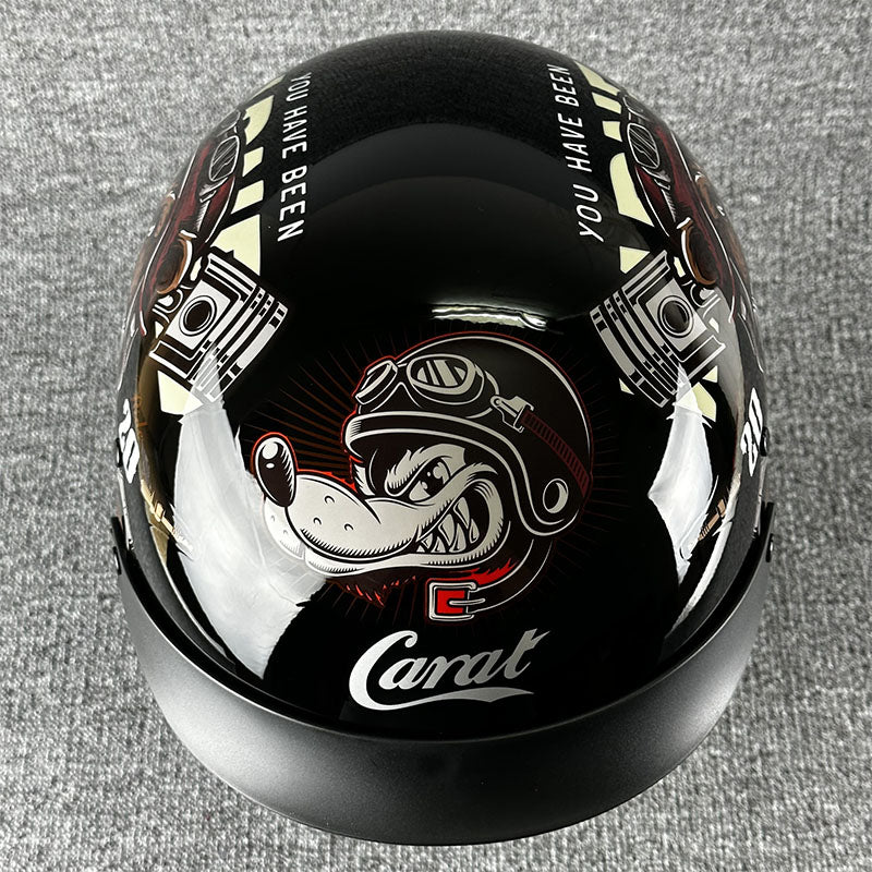 City Helmet for Chopper with Minimalist Design