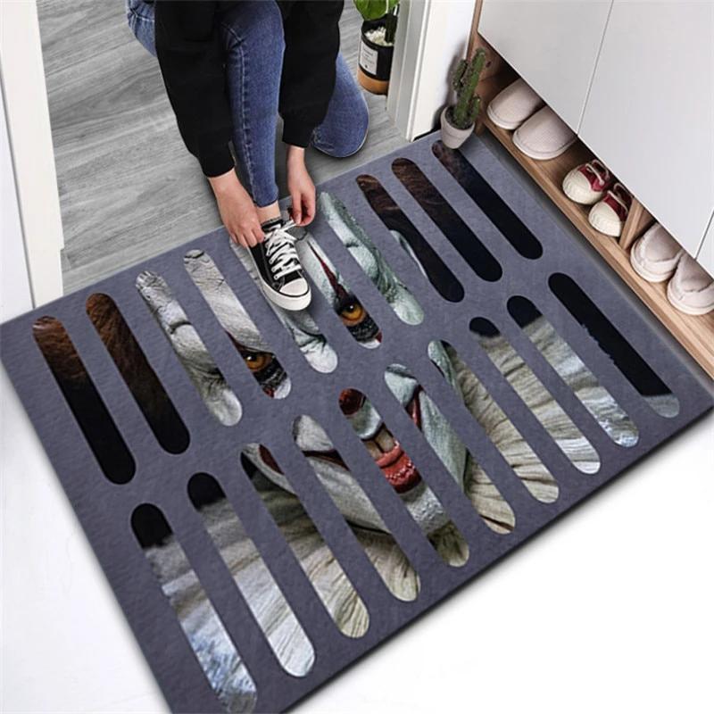 (Halloween Promotion) Clown Trap Visibility Rug for Halloween