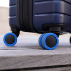 Luggage suitcase wheels cover