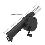 Portable hand blower for grilling
