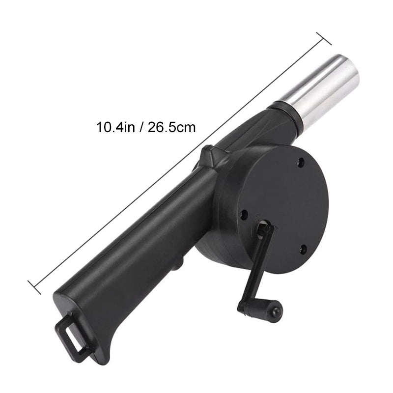 Portable hand blower for grilling