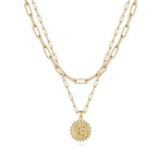 Golden Initial Necklaces for Women