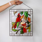 Rectangular Bird Pendant Window Decoration