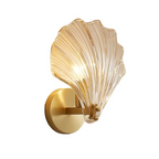 Glass Shell Wall Lamp