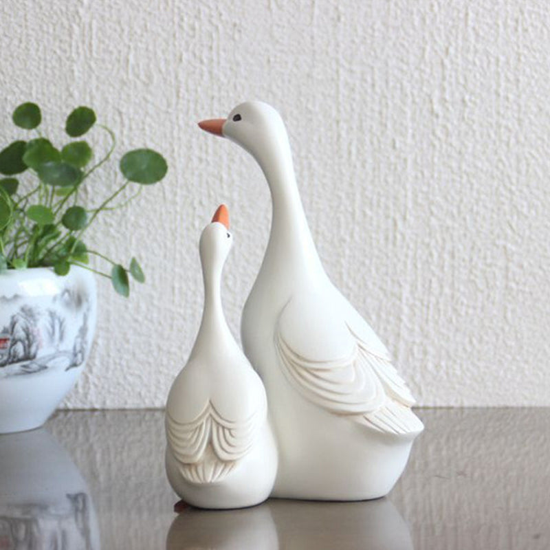 Harz Simulation Duck Art Ornament