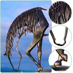Horse sculpture decoration