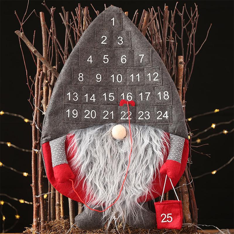 Santa Pendant Christmas Countdown Calendar - Christmas Gift