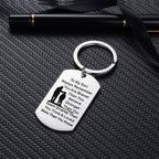 Mother's Day Engraving Metal Keychain with Box