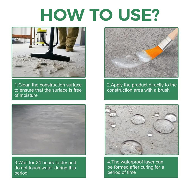 Transparent waterproof adhesive