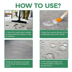 Transparent waterproof adhesive