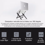 Ciaovie support adjustable for laptop