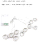 120 LED 2 x 2M Curtain String Lights - New Lighting