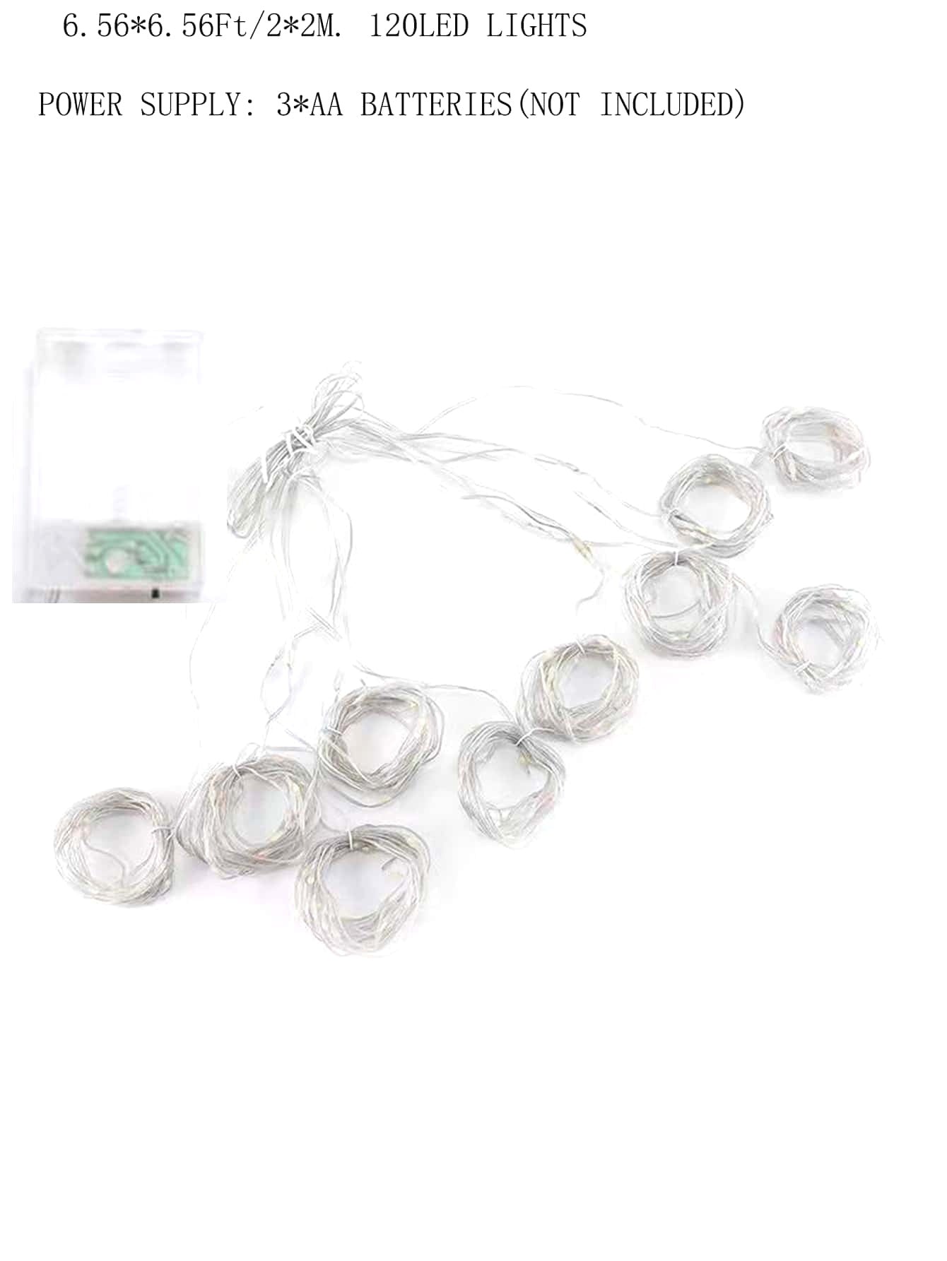 120 LED 2 x 2M Curtain String Lights - New Lighting