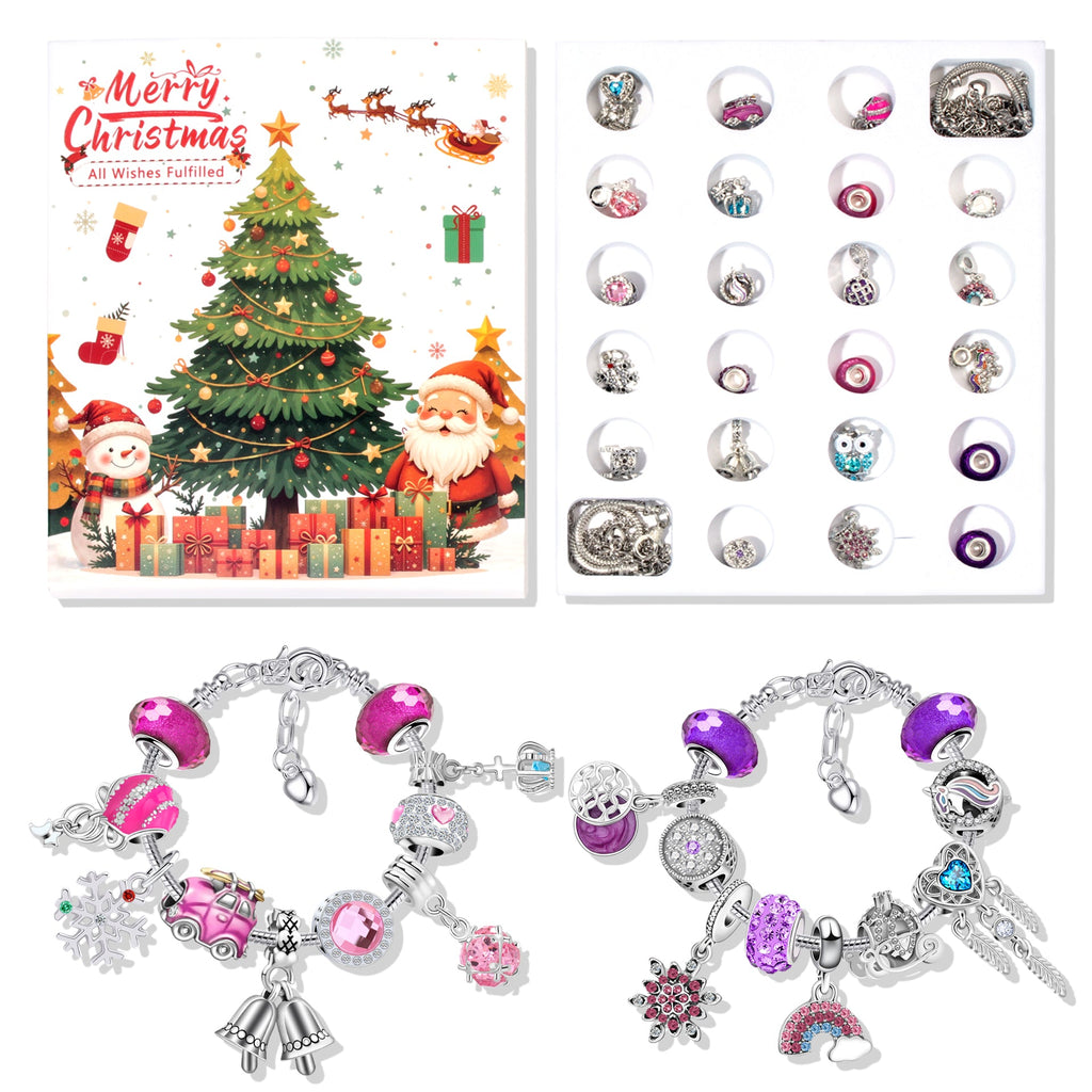 Christmas DIY Crystal Santa Blind Box Jewelry