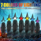 Glowing Hand-Holding Halloween Witch Decor