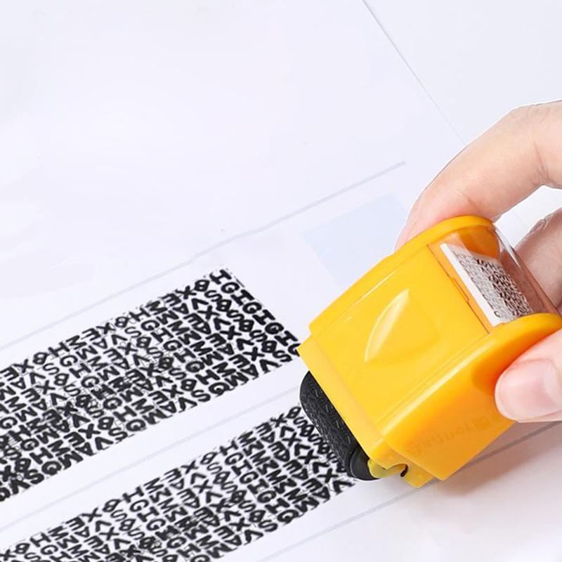 Data protection seal roller stamp