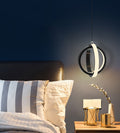 LED Pendant Light with Three-color Dimming, Energy-saving LED Chip, Soft Light Eye Protection and Environmentally Friendly Materials, for Bedroom, Bar, Living Room, Dining Room and More