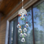 Sun Catcher Tree World Made of Crystal