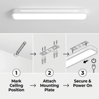 NordicLine | Minimalist LED Ceiling Light in Nordic Design