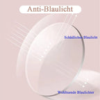 Fashionable rimless anti-blue light reading glasses