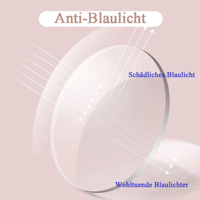 Fashionable rimless anti-blue light reading glasses