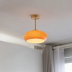 Vintage Yellow Ceiling Lamp