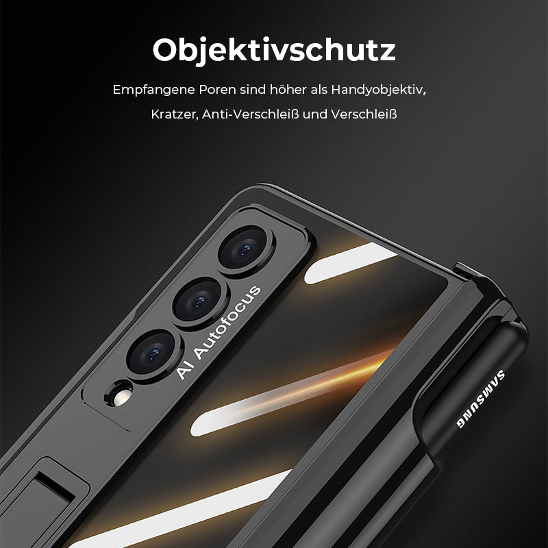 Samsung foldable phone case with integrated film