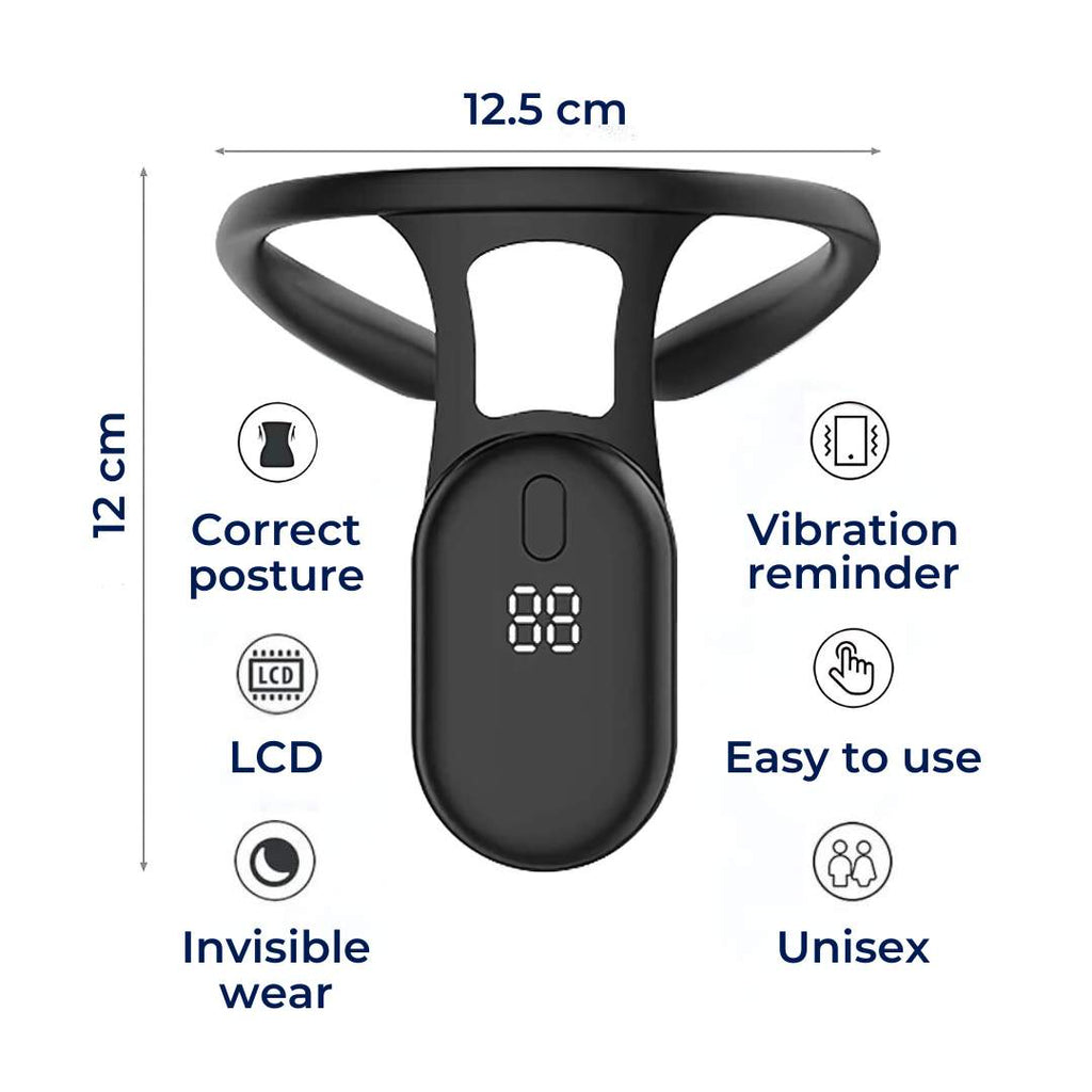 Posture Corrector for Neck and Back Support | Real-Time Feedback for Spine Alignment and Improved Posture
