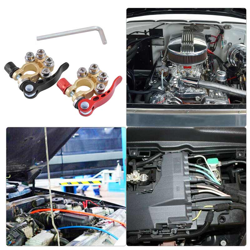 Battery connection terminals