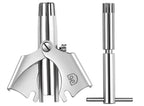 Portable Stainless Steel Manual Waterproof Nose Hair Trimmer, for Men and Women