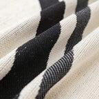 Wave-Pattern Chenille Sofa Cover with Tassels and Non-Slip Fit