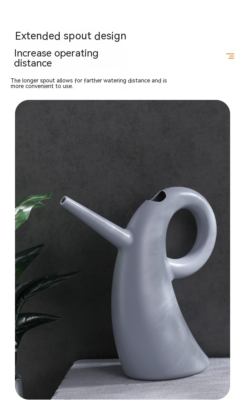 Watering can with extended spout – Elegant design for precise watering